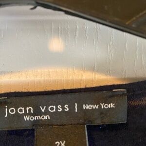 Joan Vass Midnight Blue Blouse